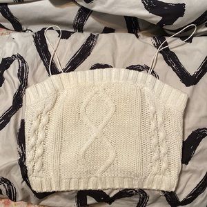 Aeropostale knitted cropped tank